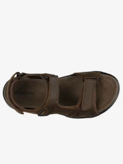 Wojas Sandalen & Pantoletten^Leder-Sandalen in Braun
