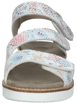 Leder-Sandalen in Bunt><noscript><img width=