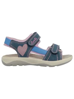 Lurchi Sandalen·Sandalen^Leder-Sandalen in Dunkelblau/ Rosa