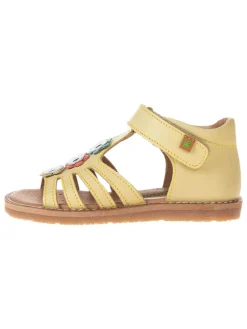 Leder-Sandalen in Gelb>El Naturalista Online