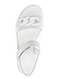 Gabor Sandalen^Leder-Sandalen in Grau