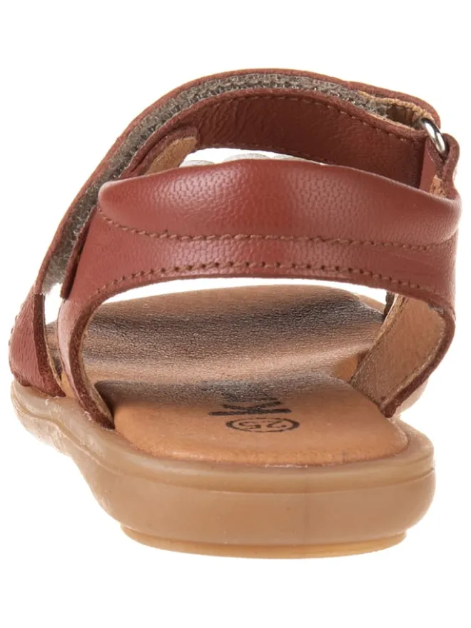 kmins Sandalen·Sandalen^Leder-Sandalen in Helbraun
