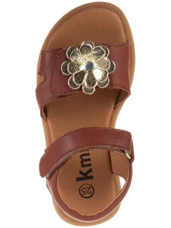 kmins Sandalen·Sandalen^Leder-Sandalen in Helbraun