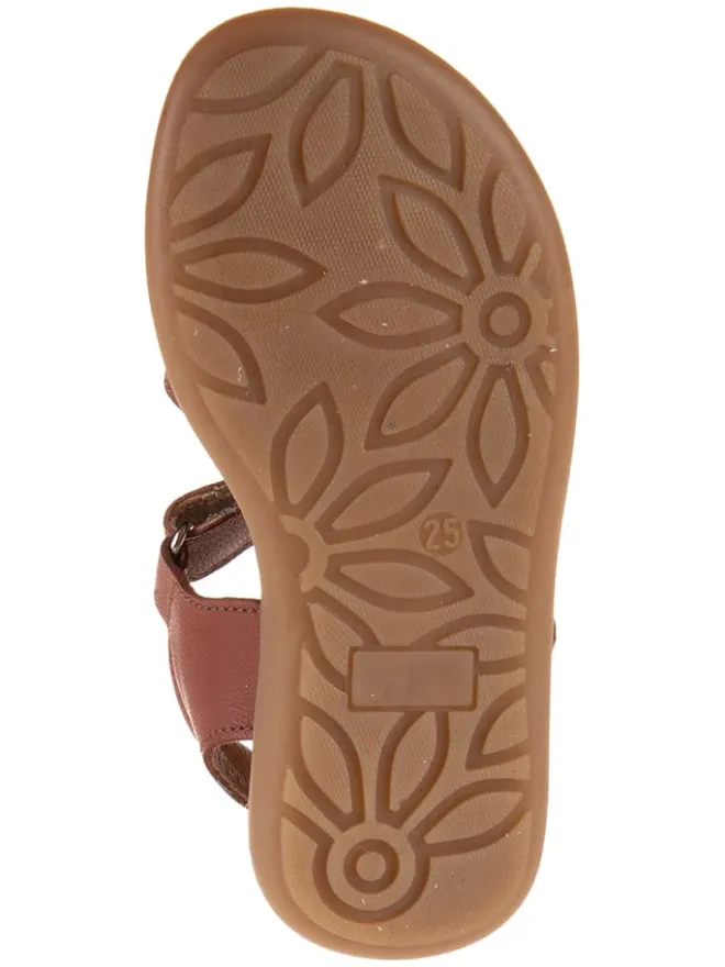 kmins Sandalen·Sandalen^Leder-Sandalen in Helbraun