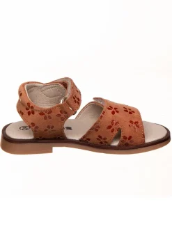 Leder-Sandalen in Hellbraun>kmins Clearance