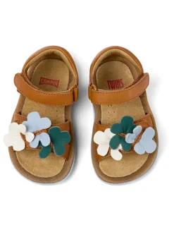 Leder-Sandalen in Hellbraun>Camper Sale