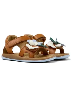 Leder-Sandalen in Hellbraun>Camper Sale