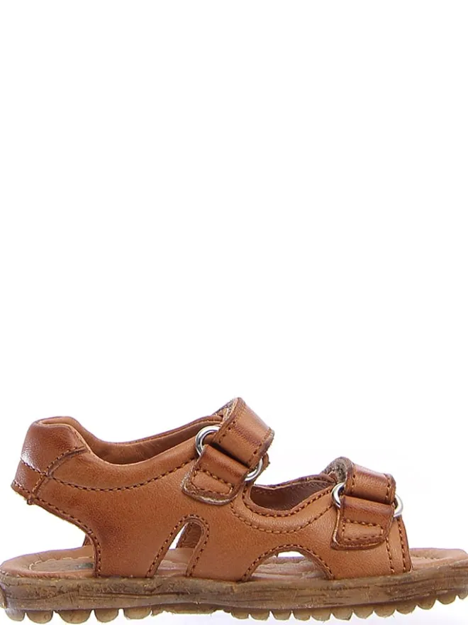 Leder-Sandalen in Hellbraun>Naturino Online