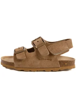 billowy Sandalen·Sandalen^Leder-Sandalen in Hellbraun
