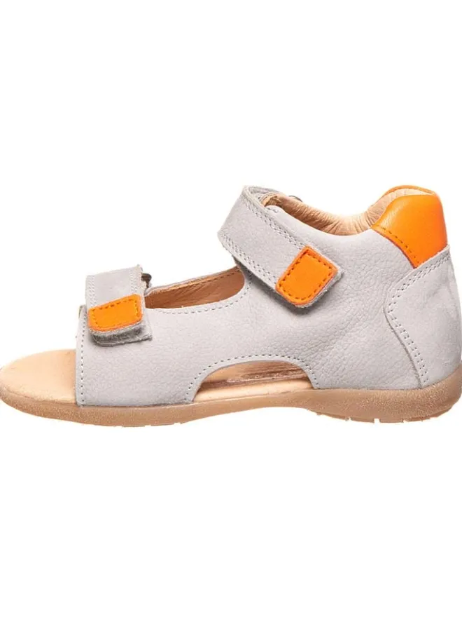 BO-BELL Sandalen^Leder-Sandalen in Hellgrau