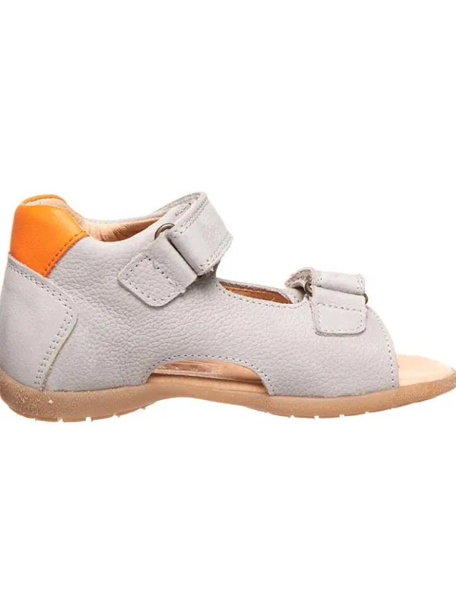 BO-BELL Sandalen^Leder-Sandalen in Hellgrau
