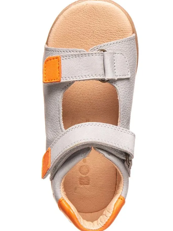 BO-BELL Sandalen^Leder-Sandalen in Hellgrau