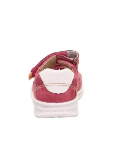 Leder-Sandalen in Pink><noscript><img width=
