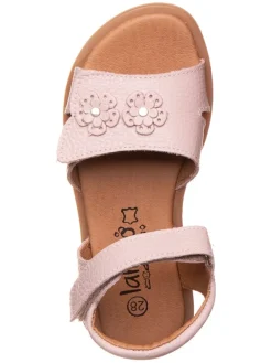 Leder-Sandalen in Rosa><noscript><img width=