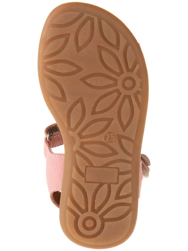 Leder-Sandalen in Rosa>kmins Best