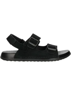 Wojas Sandalen & Pantoletten^Leder-Sandalen in Schwarz