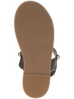 Leder-Sandalen in Schwarz><noscript><img width=
