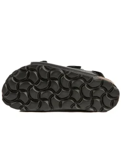 BABUNKERS Family Sandalen·Sandalen^Leder-Sandalen in Schwarz