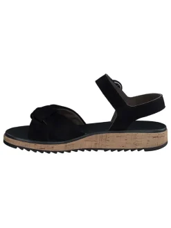 Leder-Sandalen in Schwarz>Paul Green Online
