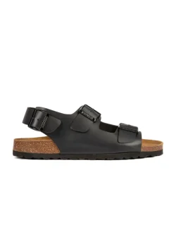 BABUNKERS Family Sandalen & Pantoletten^Leder-Sandalen in Schwarz