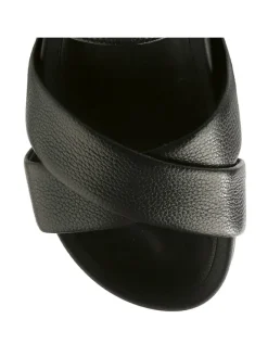 Leder-Sandalen in Schwarz><noscript><img width=