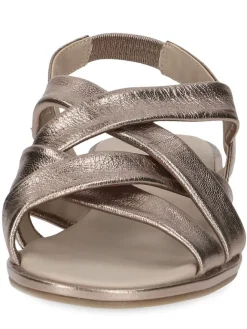 Caprice Sandalen^Leder-Sandalen in Taupe