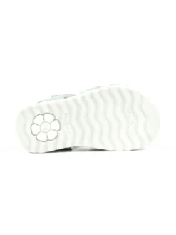 Leder-Sandalen in Türkis><noscript><img width=