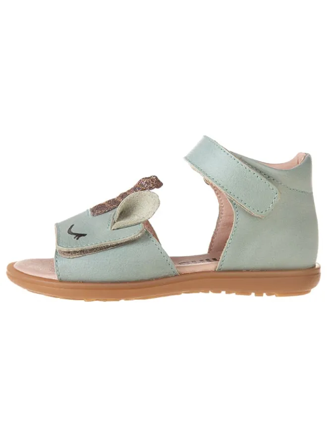 kmins Sandalen·Sandalen^Leder-Sandalen in Türkis