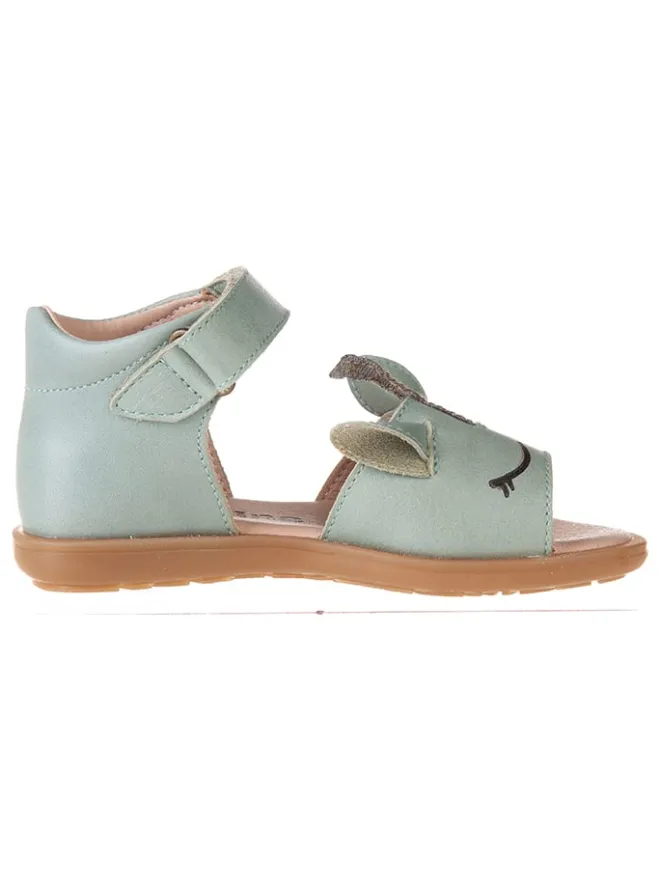 kmins Sandalen·Sandalen^Leder-Sandalen in Türkis