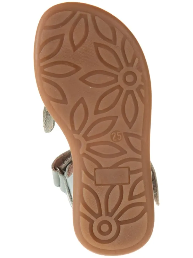 kmins Sandalen·Sandalen^Leder-Sandalen in Türkis