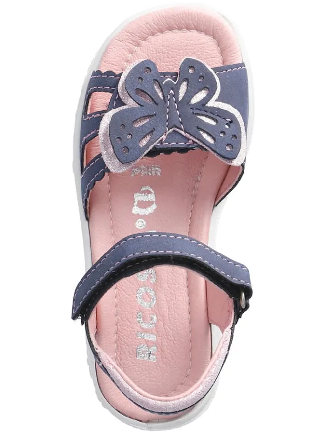 Ricosta Sandalen·Sandalen^Leder-Sandalen "Kelebek" in Dunkelblau