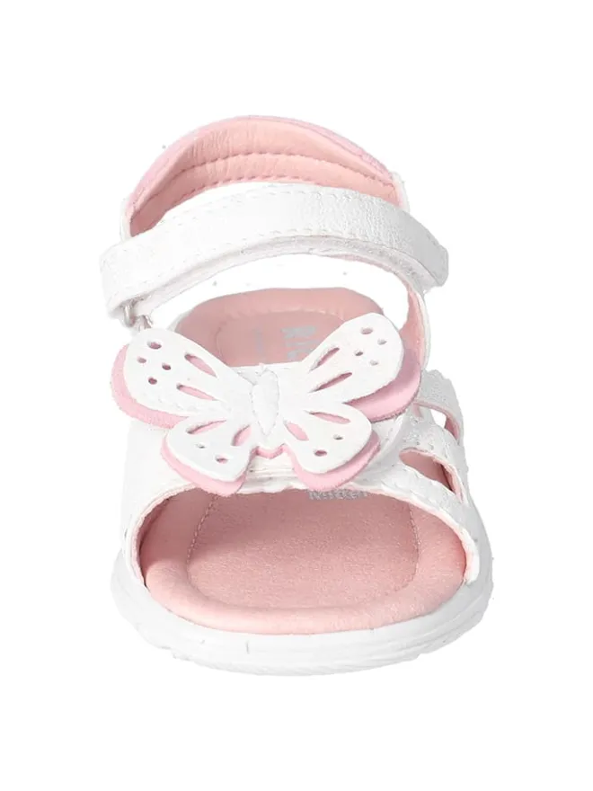 Leder-Sandalen "Kelebek" in Weiß/ Rosa>Ricosta Sale