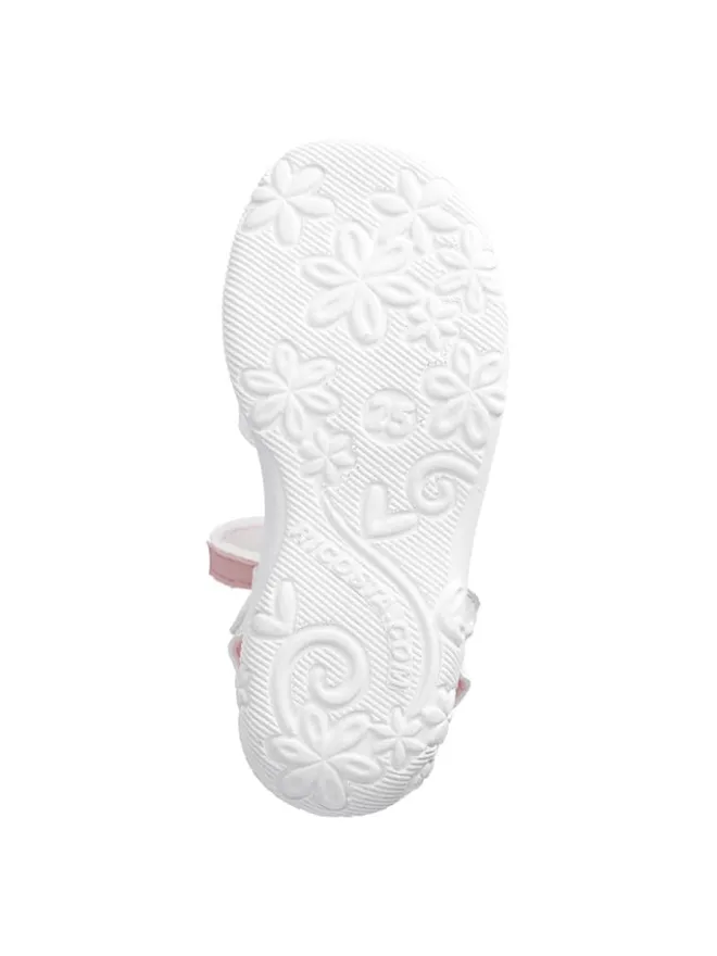 Leder-Sandalen "Kelebek" in Weiß/ Rosa>Ricosta Sale