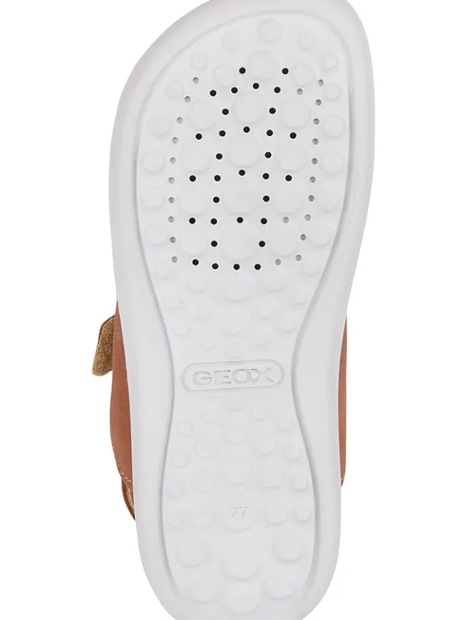 Leder-Sandalen "Lightfloppy" in Hellbraun>Geox Outlet