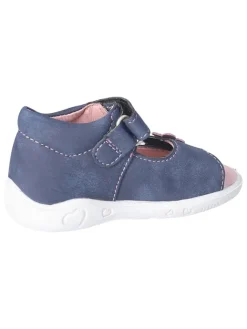 PEPINO Sandalen^Leder-Sandalen "Maja" in Dunkelblau/ Rosa
