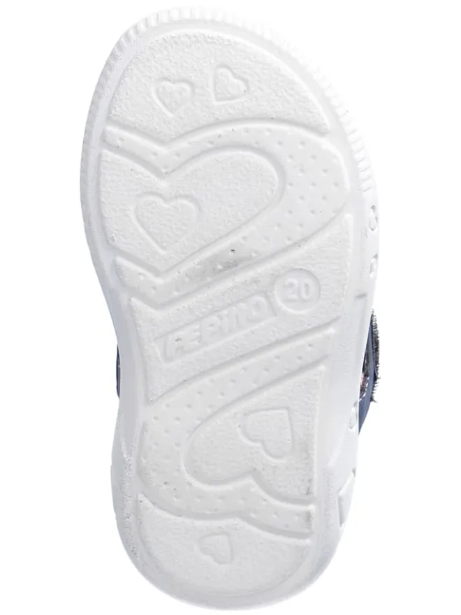 PEPINO Sandalen^Leder-Sandalen "Maja" in Dunkelblau/ Rosa