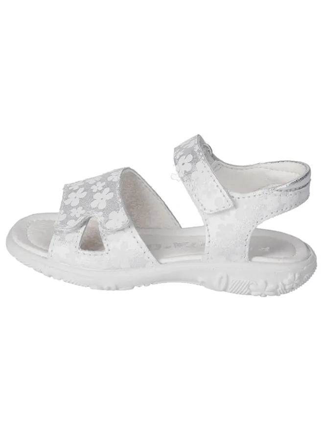 Ricosta Sandalen·Sandalen^Leder-Sandalen "Moni" in Silber