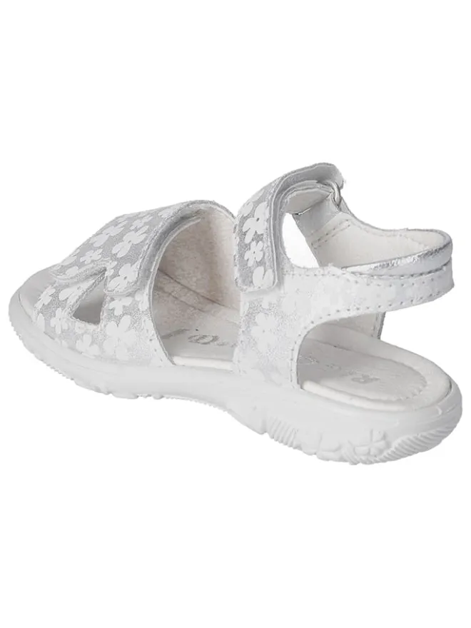 Ricosta Sandalen·Sandalen^Leder-Sandalen "Moni" in Silber