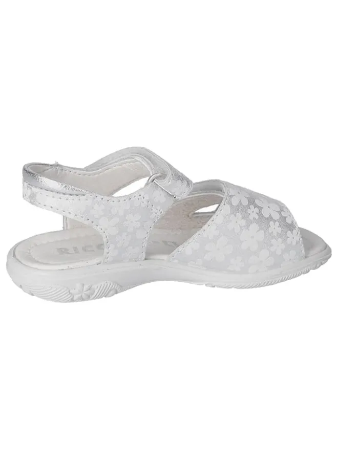 Ricosta Sandalen·Sandalen^Leder-Sandalen "Moni" in Silber