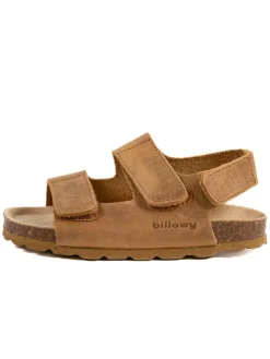 billowy Sandalen·Sandalen^Leder-Sandalen "Rosso" in Hellbraun