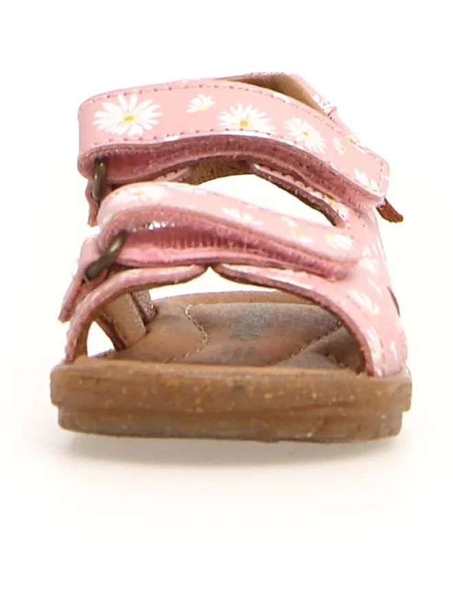 Naturino Sandalen·Sandalen^Leder-Sandalen "Sky" in Rosa/ Weiß