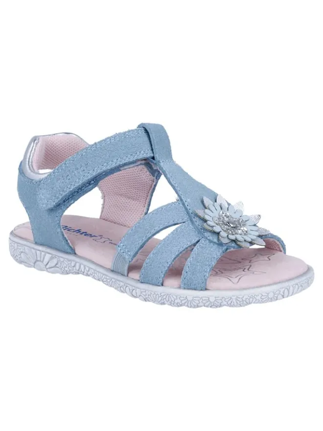 Leder-Sandalen "Sole" in Blau>Richter Shoes Online