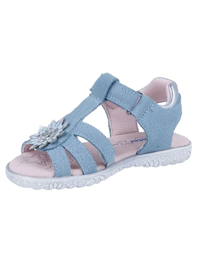 Leder-Sandalen "Sole" in Blau>Richter Shoes Online