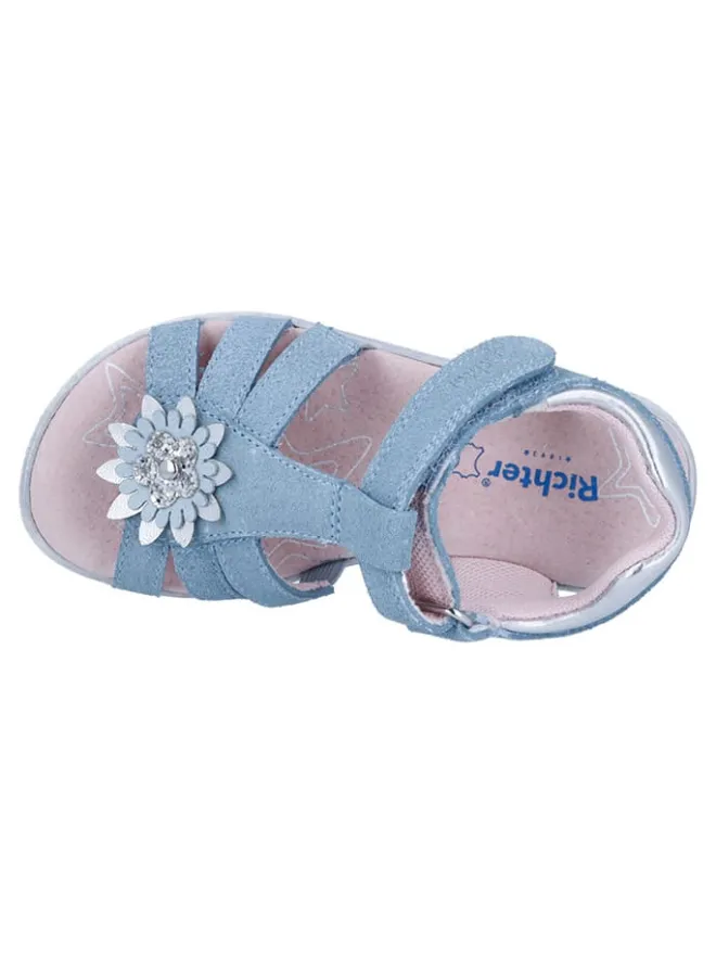 Leder-Sandalen "Sole" in Blau>Richter Shoes Online