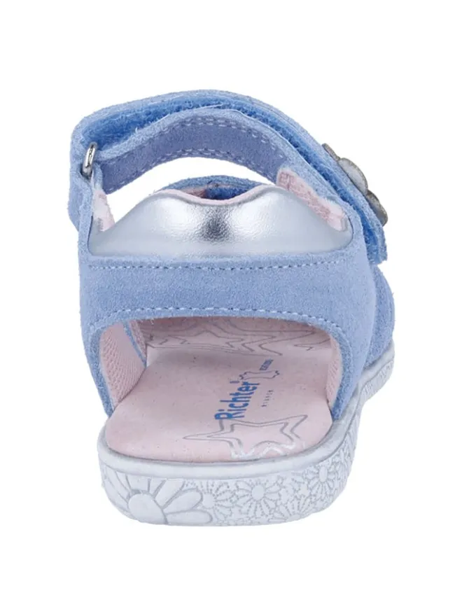 Leder-Sandalen "Sole" in Blau>Richter Shoes Sale
