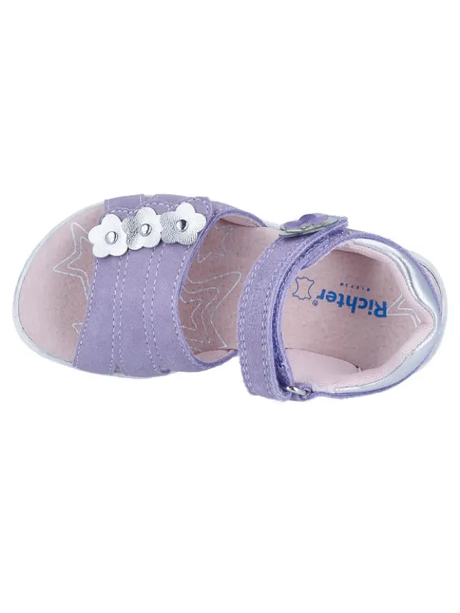 Leder-Sandalen "Sole" in Lila>Richter Shoes