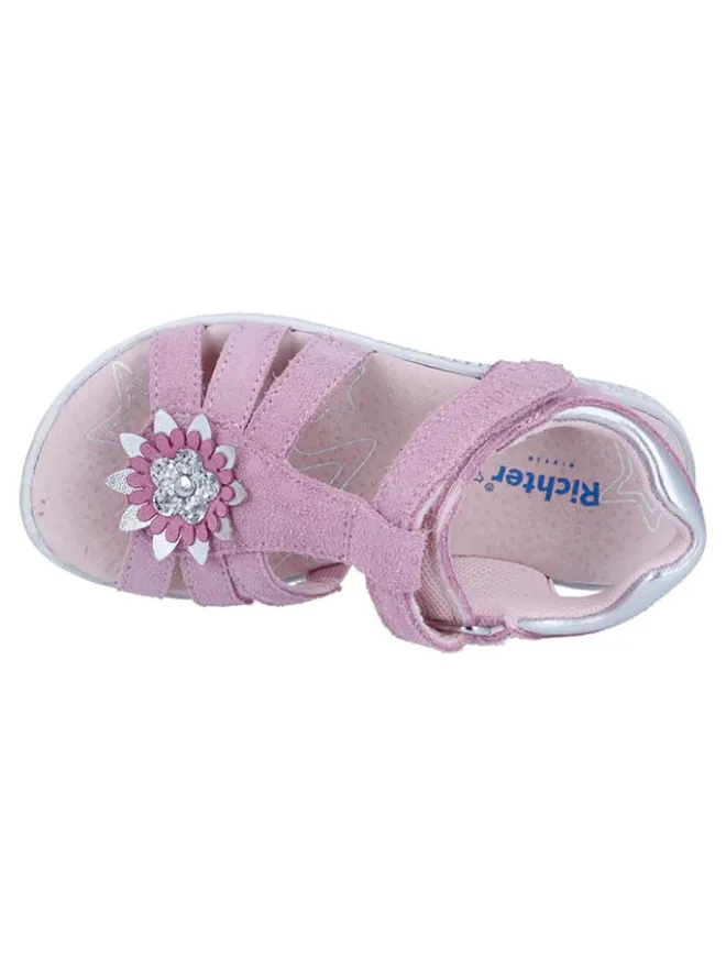 Richter Shoes Sandalen·Sandalen^Leder-Sandalen "Sole" in Rosa