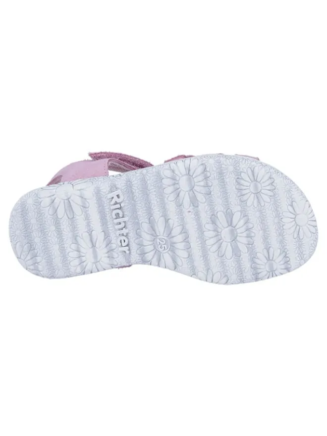 Richter Shoes Sandalen·Sandalen^Leder-Sandalen "Sole" in Rosa