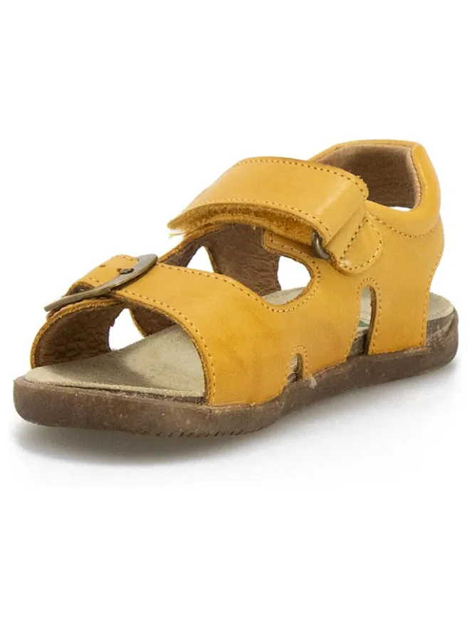 Leder-Sandalen "Stream" in Gelb>Naturino Sale