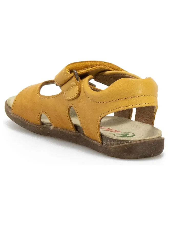 Leder-Sandalen "Stream" in Gelb>Naturino Sale